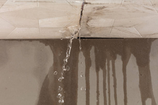 Professional Burst Pipe Cleanup technician working in George West, TX